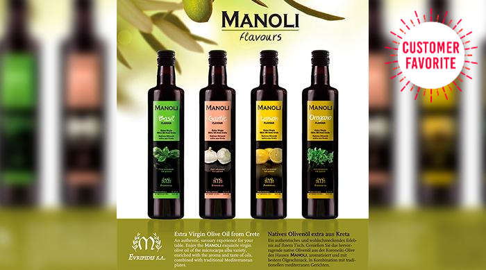 MANOLI FLAVOURS - Aromatic Extra Virgin Olive Oil 250ml